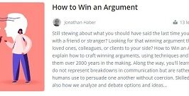 How to Win an Argument
